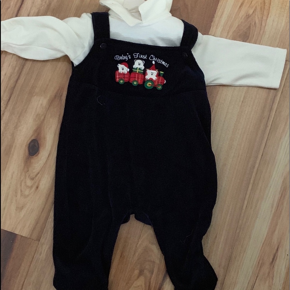 “Bright Future” baby’s 1 st xmas outfit size 3-6 M